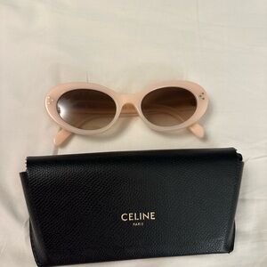 Celine CL401931 Sunglasses Milky Pastel/Rose Brown